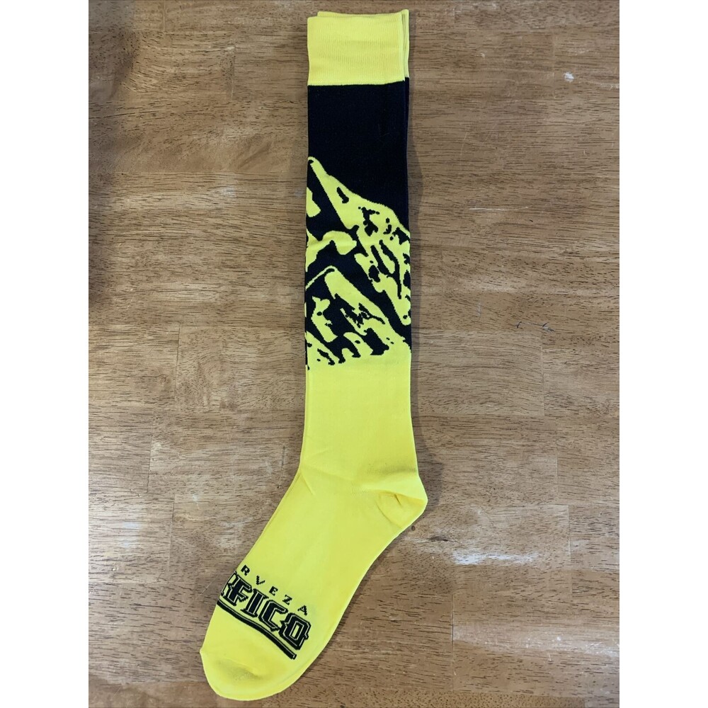 Men's Crew Socks Pacifico Mexican Beer Novelty Footwear Women’s New!
